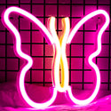 Neon nachtlamp Vlinder, Neon wandlamp wanddecoratie Vlinder. Decoratie Vlinder nachtlampje. Leuke cadeau meisje of dame.