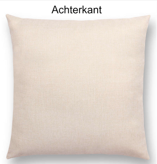 Kussenhoes Leeuw/Leeuwin in vest. Grappige dier kussenhoes. Decoratieve kussensloop /sierkussenhoes 45x45