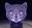 Lamp KAT. Mandala lamp kat. Mooie sfeerlamp. 7-kleurig.