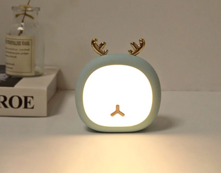 Nachtlampje hert, Nachtlamp dier. Nachtlampje kind. 3 soorten licht