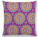 Mandala kussenhoes, Hippie kussenhoes, Paisley kussenhoes 45x45