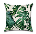 Kussenhoes Tropische Planten / decoratieve kussensloop /sierkussenhoes groene bladeren