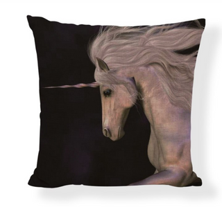 Kussenhoes Eenhoorn. Fantasy Eenhoorn kussensloop 45x45