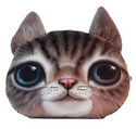 Kussen Kat. Grappige kussen in een vorm van kop van een kat. Cadeau voor kind of volwassen. Leuke kussen Kat.Stijl 2