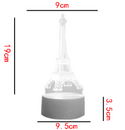 Nachtlamp Eiffeltoren. Romantische nachtlamp. Leuke Tafelnachtlamp Parijs Eiffeltoren. Mood lamp multicolor.