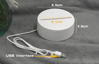 Nachtlampje voor kind of volwassen. Mooie lamp Hert. Lamp Hert/ Hert nachtlamp. Stijl 1
