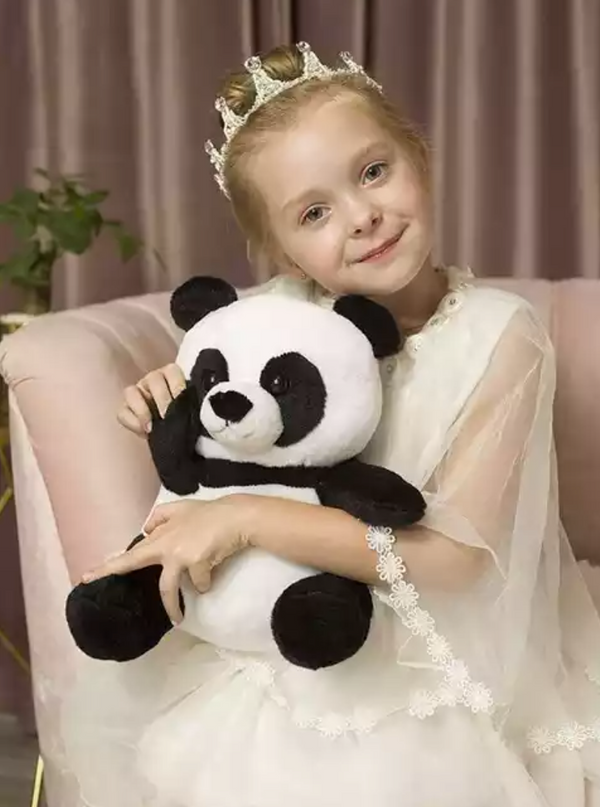 Panda knuffel met lichtjes. Lichtgevende Panda knuffel. Cadeau voor kind knuffel Pandabeer. Panda knuffel met licht.