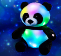 Panda knuffel met lichtjes. Lichtgevende Panda knuffel. Cadeau voor kind knuffel Pandabeer. Panda knuffel met licht.