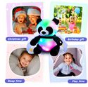 Panda knuffel met lichtjes. Lichtgevende Panda knuffel. Cadeau voor kind knuffel Pandabeer. Panda knuffel met licht.