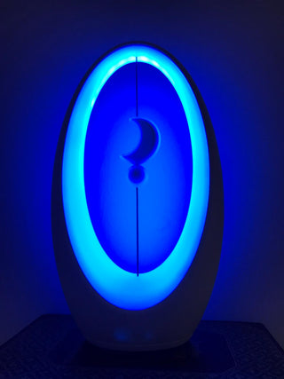 Multicolor nachtlamp. Mood lamp. Tafelnachtlamp blauw, groen, rood, wit.