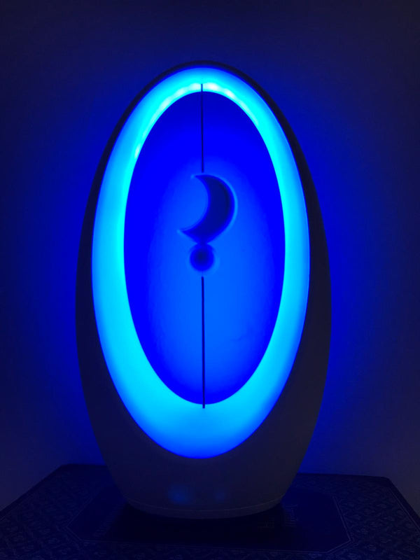Multicolor nachtlamp. Mood lamp. Tafelnachtlamp blauw, groen, rood, wit.