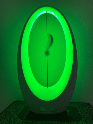 Multicolor nachtlamp. Mood lamp. Tafelnachtlamp blauw, groen, rood, wit.