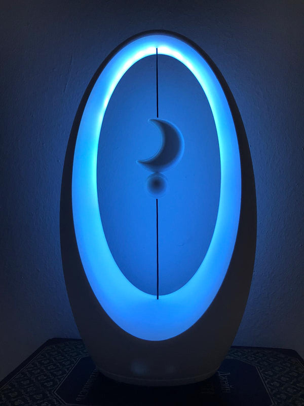 Multicolor nachtlamp. Mood lamp. Tafelnachtlamp blauw, groen, rood, wit.