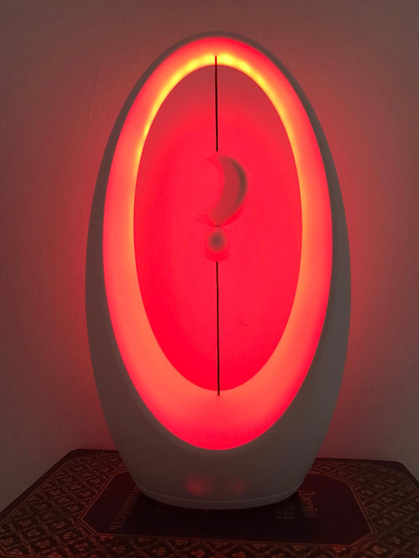 Multicolor nachtlamp. Mood lamp. Tafelnachtlamp blauw, groen, rood, wit.