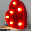 Nachtlampje Hart / Tafelnachtlamp HART. Nachtlampje cadeau voor meisje of dame. 3D illusie nachtlamp, tunnel lamp hart.