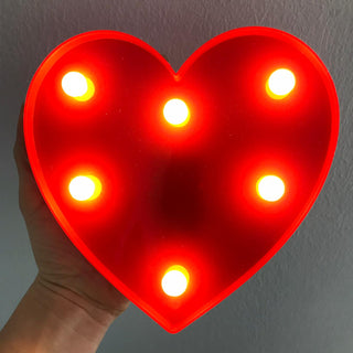 Nachtlampje Hart / Tafelnachtlamp HART. Nachtlampje cadeau voor meisje of dame. 3D illusie nachtlamp, tunnel lamp hart.