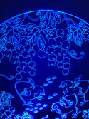 Nachtlampje 7-kleurig. Leuke nachtlamp/ mood lamp. Lamp druiven en volgels.