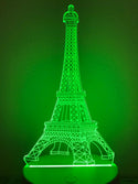 Nachtlamp Eiffeltoren. Romantische nachtlamp. Leuke Tafelnachtlamp Parijs Eiffeltoren. Mood lamp multicolor.