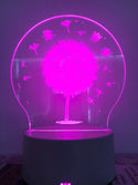Nachtlamp meerkleurig. Nachtlampje voor kind of volwassen. Led lampje in vorm van bloem. Multicolor nachtlampje.
