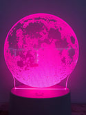 Nachtlamp MAAN. Multucolor mood lamp, nachtlamp Maan. 7-kleuren