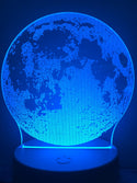 Nachtlamp MAAN. Multucolor mood lamp, nachtlamp Maan. 7-kleuren