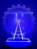 Nachtlampje Reuzenrad nachtlamp. Mooie sfeerlamp. 3D Illusielamp 7-kleurig