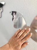 Muurdecoratie spiegelen muursticker Vlinders. Acryl spiegel vlinders 3 stuks.