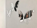 Muurdecoratie spiegelen muursticker Vlinders. Acryl spiegel vlinders 3 stuks.