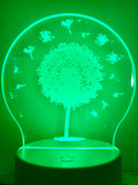 Nachtlamp meerkleurig. Nachtlampje voor kind of volwassen. Led lampje in vorm van bloem. Multicolor nachtlampje.